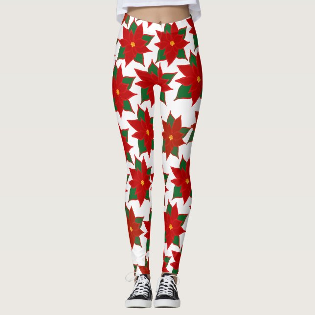 Leggings Flor roja (Anverso)