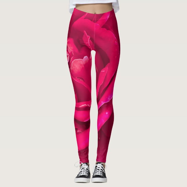 Leggings flor Rosa (Anverso)