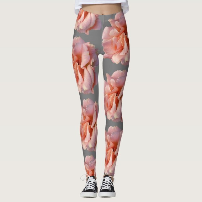 Leggings flor rosa rosa rosa rosa (Anverso)