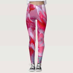 Leggings Flor rosa Rubor Raindrop