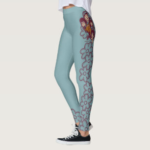 Leggings Flor Scooby-Doo de Paisely y la cuadrilla