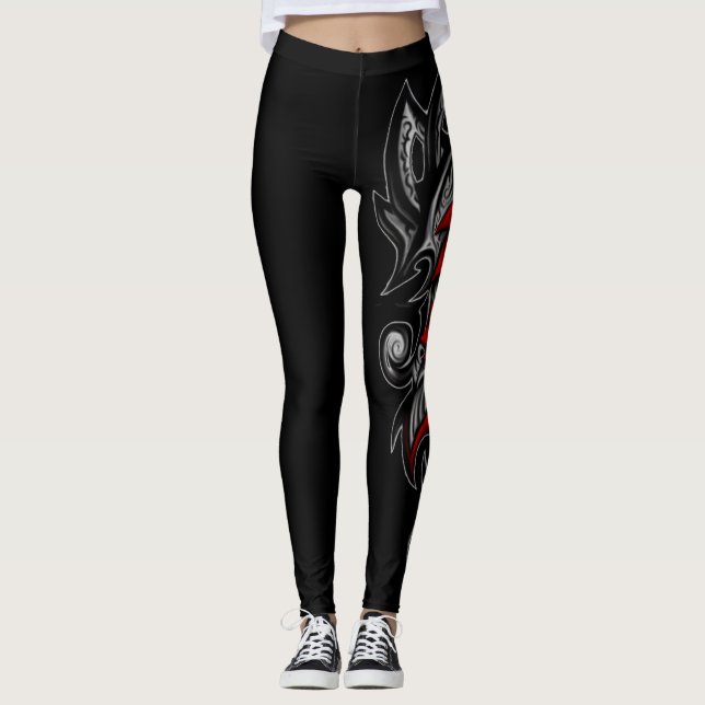Leggings Flor tribal (Anverso)