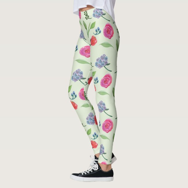 Leggings Flora acuarela (Izquierda)
