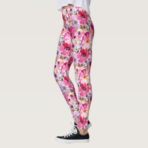 Leggings Floral acuática de verano