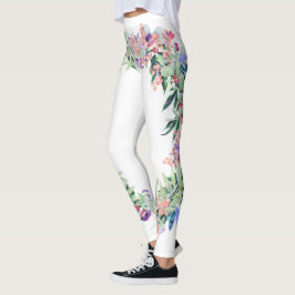Leggings Floral Berries Wreath