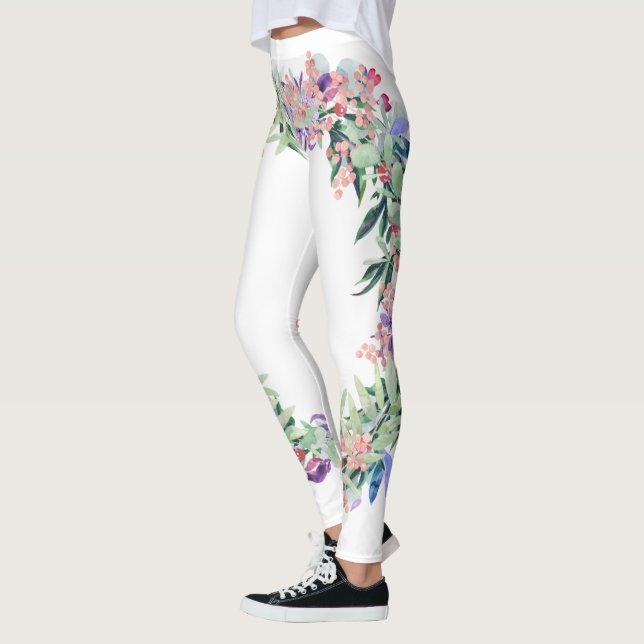 Leggings Floral Berries Wreath (Izquierda)