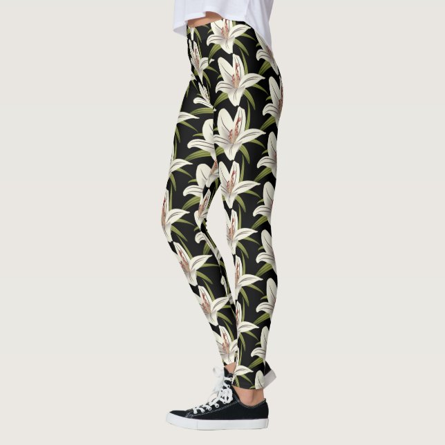 Leggings Floral blanca (Izquierda)