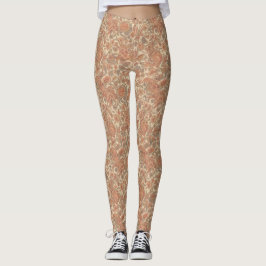 Leggings Floral Boho Pattern – Artistic Bohemian Botanical 