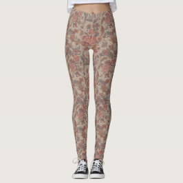 Leggings Floral Boho Pattern – Artistic Bohemian Botanical 