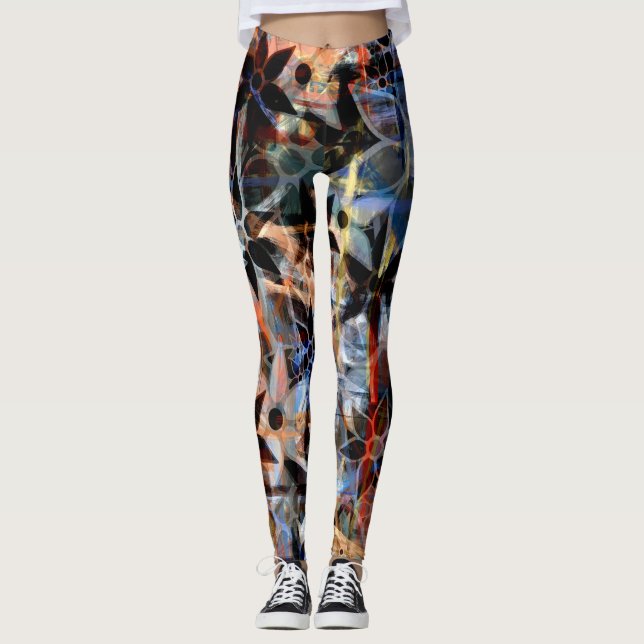 Leggings Floral colorida #5 (Anverso)