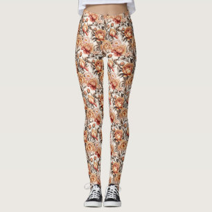 Leggings Floral de arena desértica