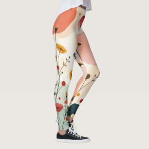 Leggings Floral de bolas de peletería Paddle Whimsical Wild