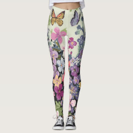 Leggings Floral de impresión completa