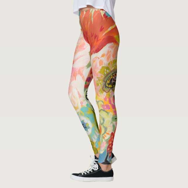 Leggings Floral de jardín secreto III (Izquierda)