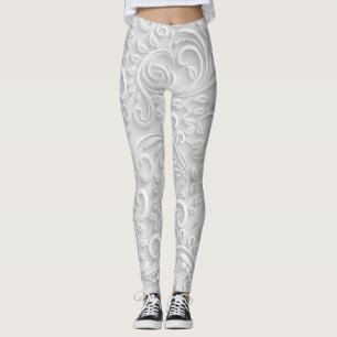 LEGGINGS "FLORAL DE NAVIDADES 3D"
