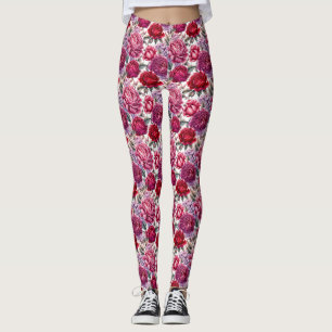 Leggings Floral elegante