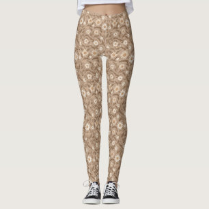 Leggings Floral en los tonos de la Tierra