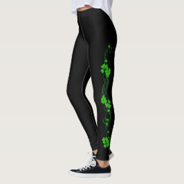 Leggings Floral feliz de Shamrock