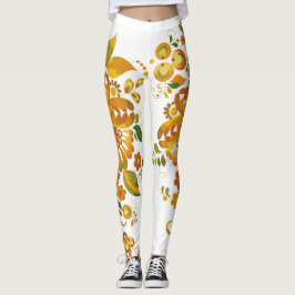 Leggings Floral Flair: El diseño de la leyenda de las mujer