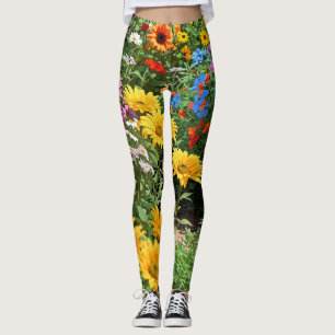 Leggings Floral Garden Delight