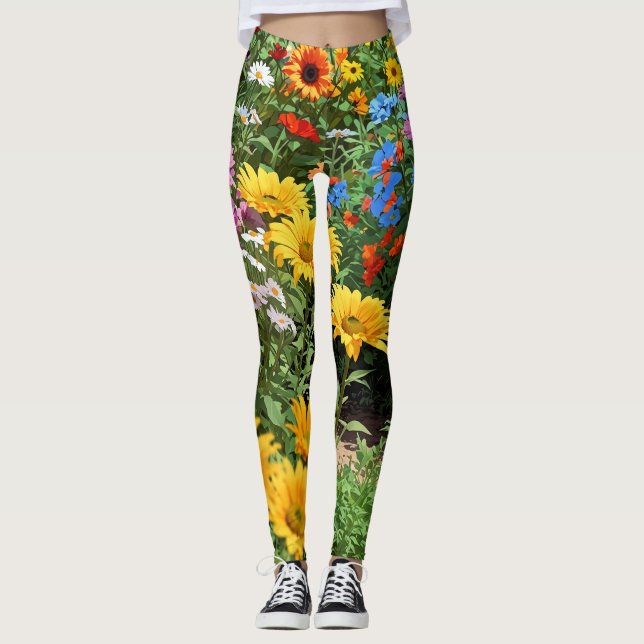Leggings Floral Garden Delight (Anverso)