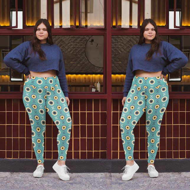 Leggings Floral geométrica (Subido por el creador)