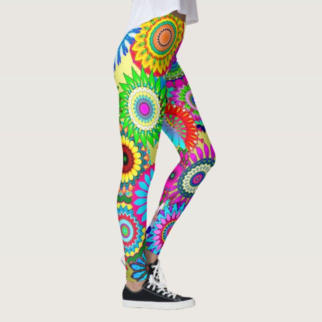 Leggings Floral/leginas multicolores (Derecha)