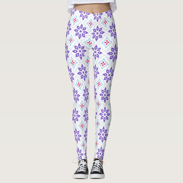 Leggings Floral moderna (Anverso)