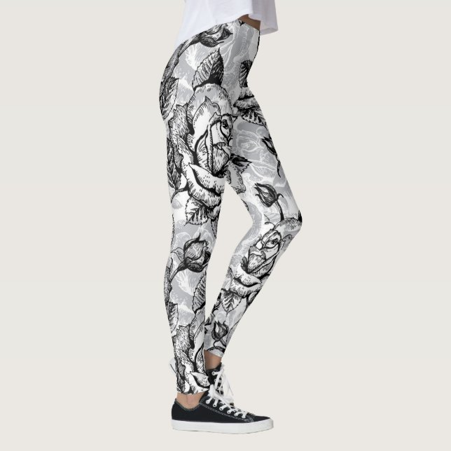 Leggings Floral moderna y elegante (Derecha)