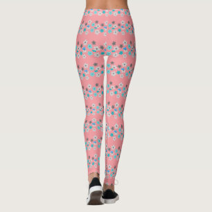 Leggings Floral moderno rústico