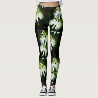 LEGGINGS FLORAL NEGRA, VERDE Y BLANCA... JUNGLE JANE