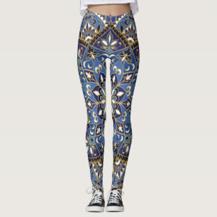 Leggings Floral oriental: Alfombra vintage