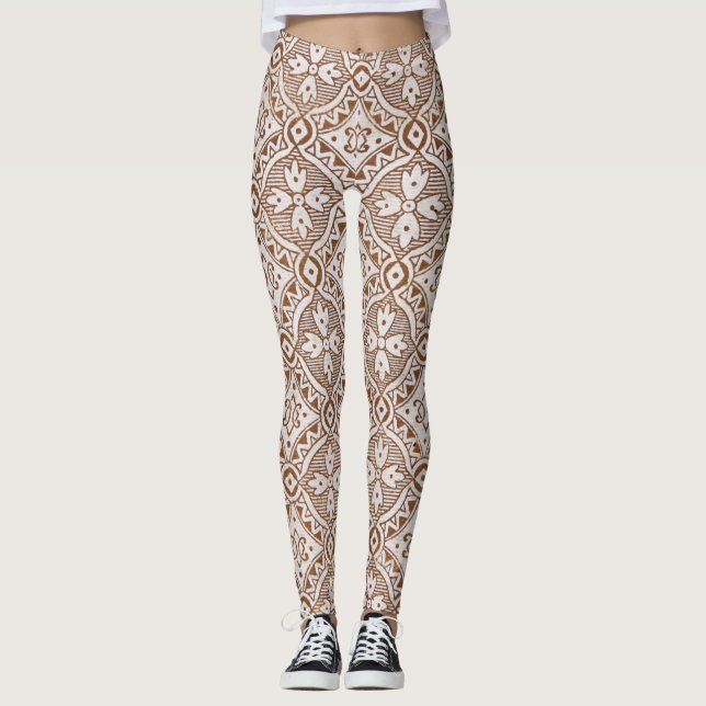 Leggings Floral Paisley (Anverso)
