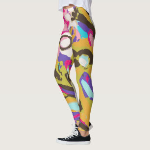 Leggings Floral rosa boho I