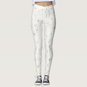 Leggings Floral Rosa Rubor Precioso