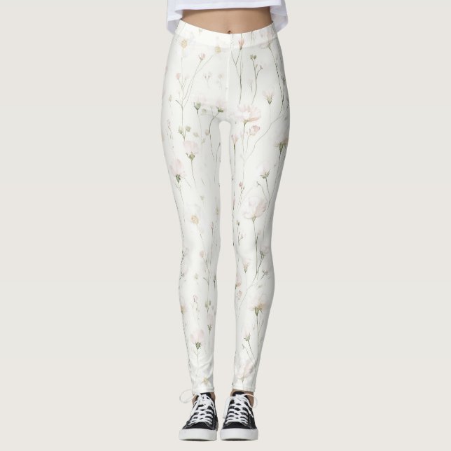 Leggings Floral Rosa Rubor Precioso (Anverso)