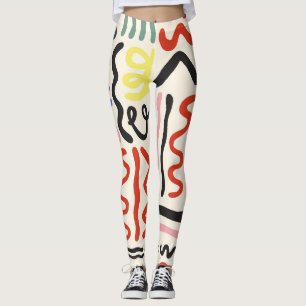 Leggings Floral Shawl: ornamento de Paisley cuadrado