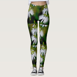 LEGGINGS FLORAL VERDE Y BLANCA... JUNGLE JANE