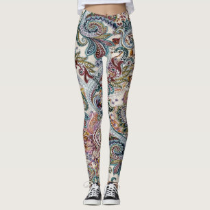 Leggings floral vintage
