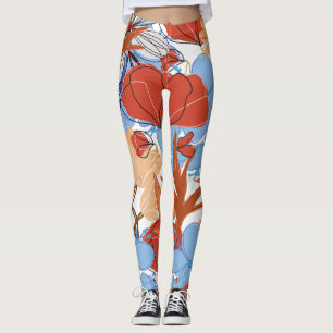 leggings florales