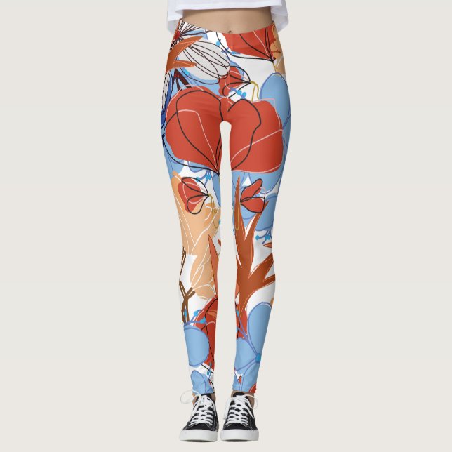 leggings florales (Anverso)