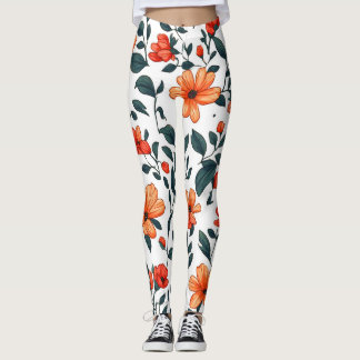 Leggings Florales Botánicos Coloridos