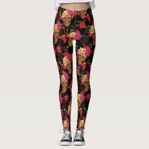leggings florales de Skulls