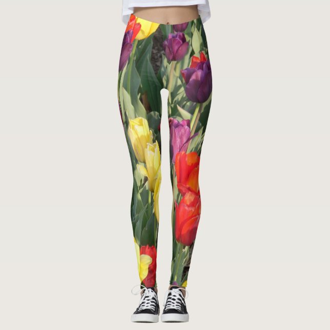 Leggings Florales Multicoloreadas (Anverso)