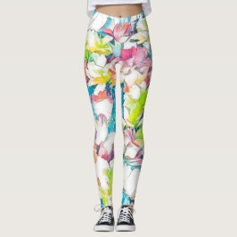 Leggings Florales Multicoloreadas (Flotante)