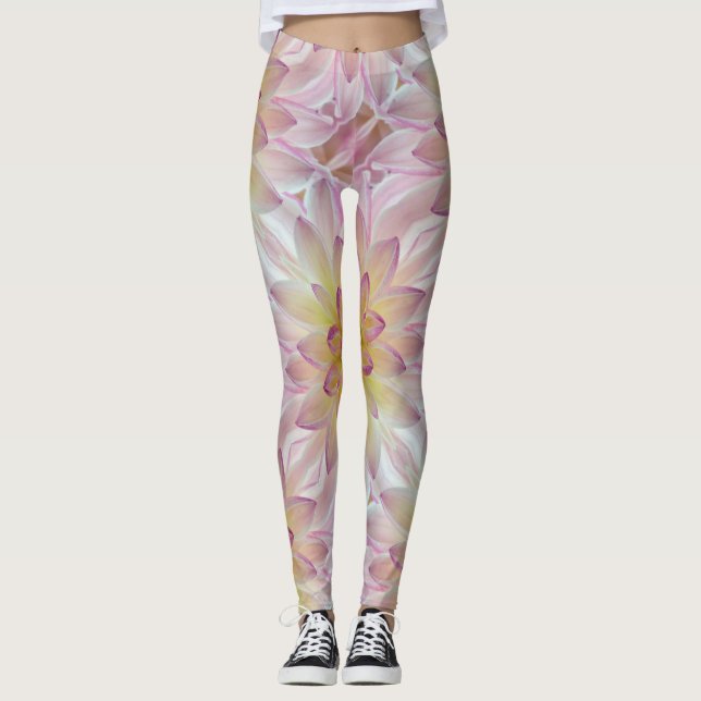 Leggings floreciente con amor (Anverso)
