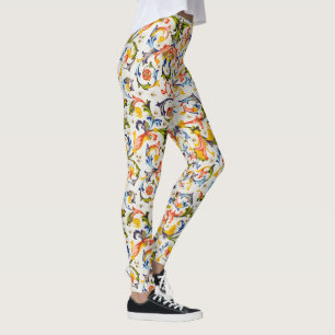 LEGGINGS FLORENTINA RENAISSANCE ESPÍRITU DE FLORES AMARILLO