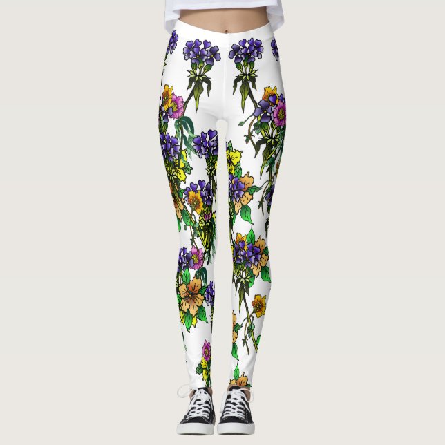 Leggings Flores (Anverso)