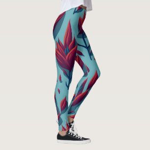 Leggings flores