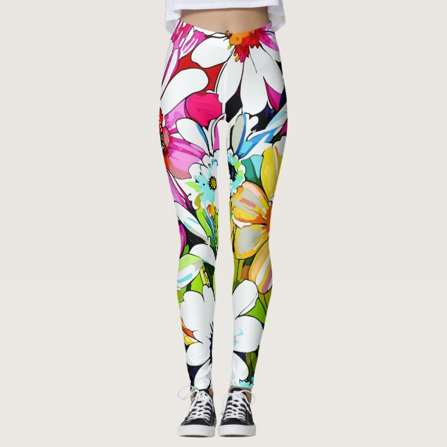 LEGGINGS FLORES 2 (Anverso)